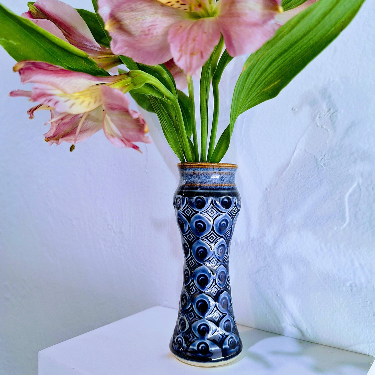 Small Amphora Vase w/full pattern Made to order pottery