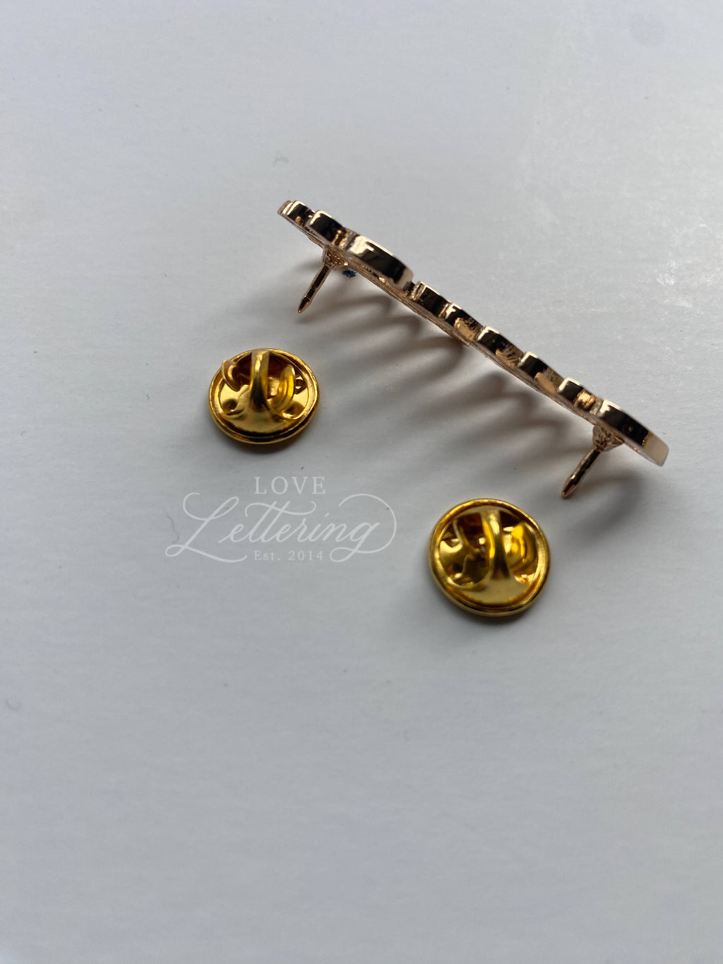 Calligraphy Pin - Artist - Wearable Words Gold Plated Pin