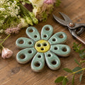 Handmade Ceramic Flower Frog for Floral Arrangements Vase