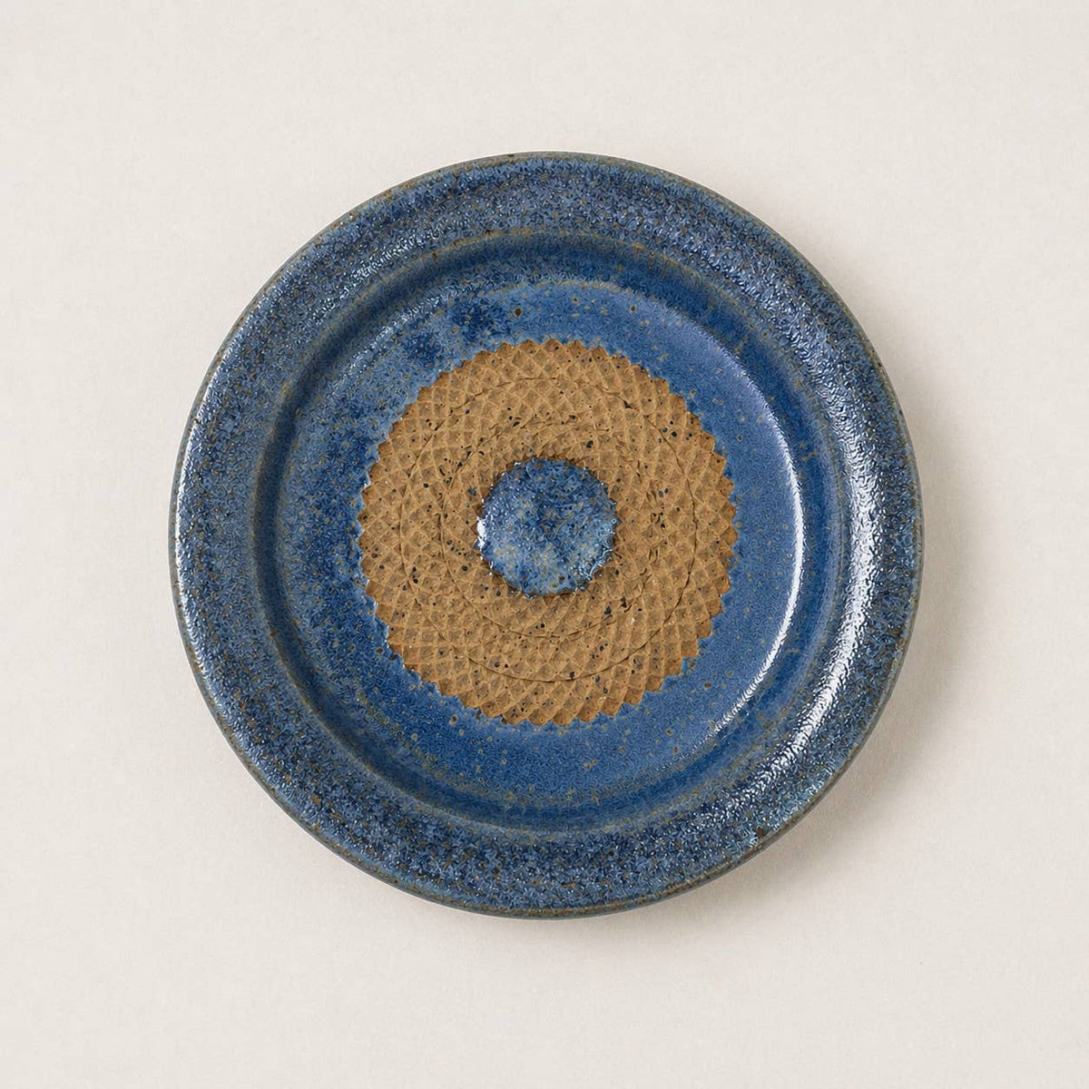 Handmade Garlic & Ginger Grater Plate | Stoneware Dish