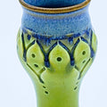 Small Amphora Vase w/half Pattern - Handmade Pottery- MTO