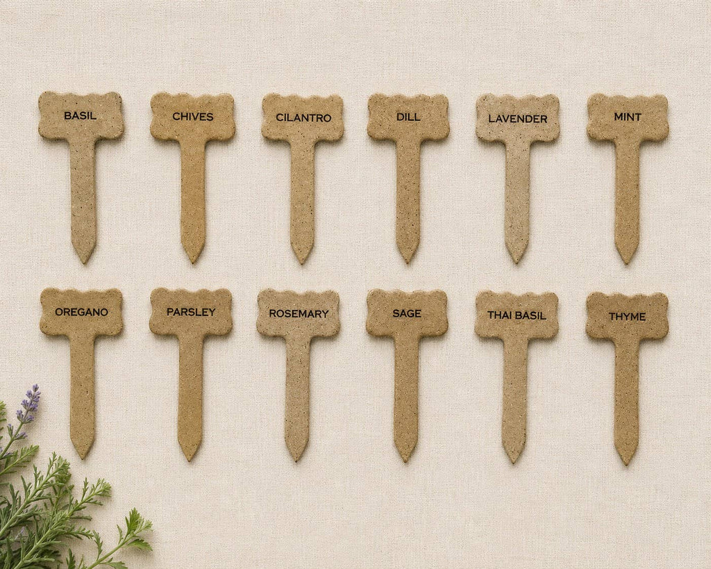 Handmade Ceramic Garden Stakes